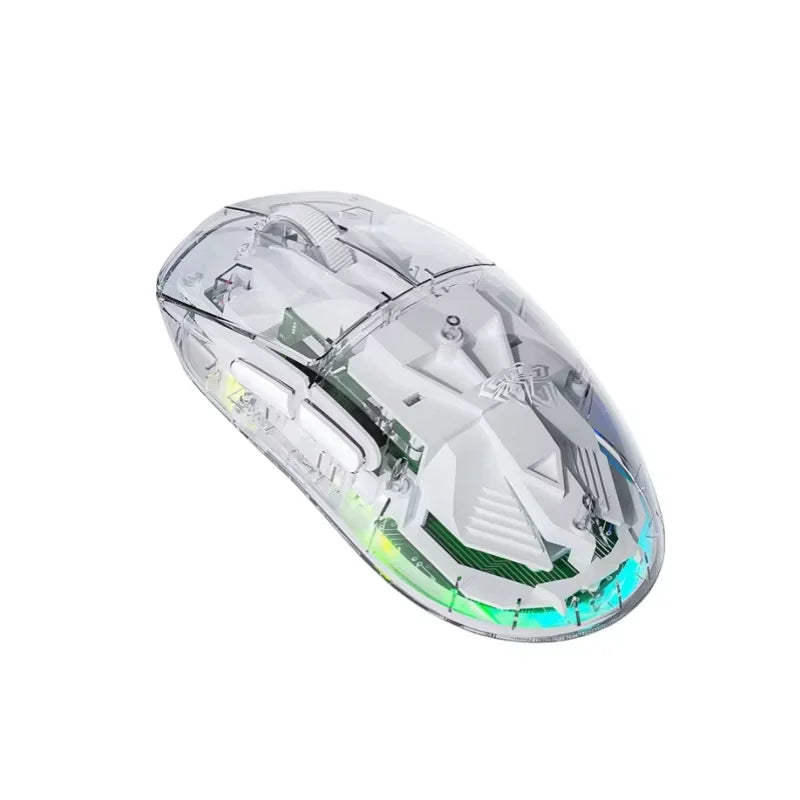 Mouse Bluetooth Wireless AULA SC660, mouse e-sport con connessione trimodale, leggero, ricarica Type-C, per gaming, ufficio, ragazze e ragazzi