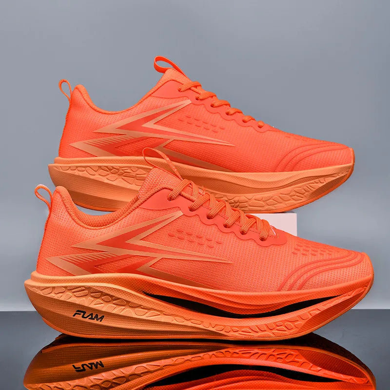 Sports Running Shoes Specialty Marathon Men Breathable Lightweight Carbon Board Women's Comfortable Athletic Nonskid Sneakers
