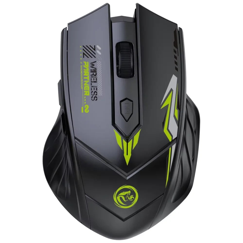 Rechargeable Wireless Mouse 2.4Ghz Gaming Computer Bluetooth Mouse 1600DPI Ergonomic Gamer Mice For PC Office Laptop