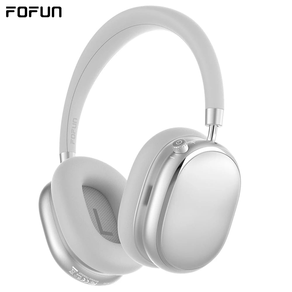 Hybrid Active Noise Cancelling Headphones, Wireless Headphones Bluetooth 6.0 with Transparent Mode, Hi-Res Audio, Deep Bass, Metal