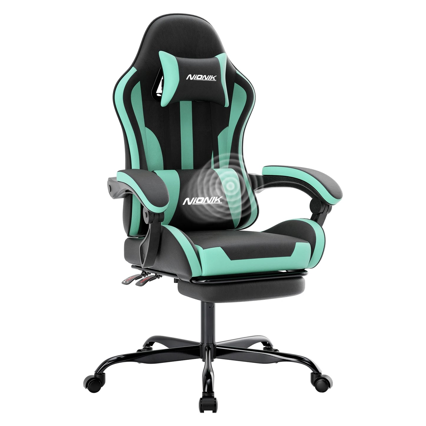 Ergonomic Gaming Chair with Headrest and Lumbar Support For Office Computer Living Room Computer Chair with Footrest