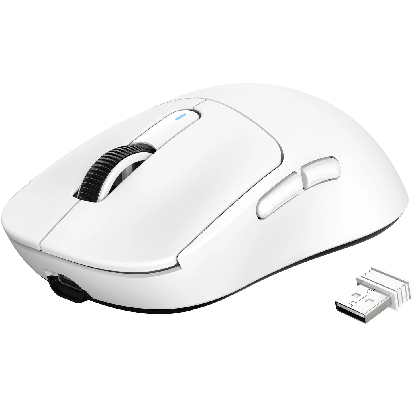 Ratón gaming inalámbrico ATTACK SHARK X3, ratón ergonómico para PC de 49g, tres modos, sensor óptico PAW3395 de 26K DPI, botones programables