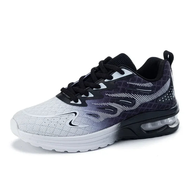 Damen-Sneaker Laufschuhe Damenmode mit Luftkissen und atmungsaktivem Mesh – Tennis- und Sportschuhe