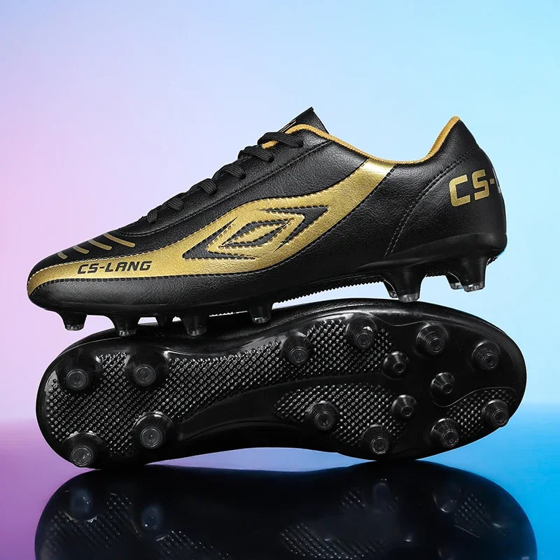 New Men’s Football Boots Grass Cleats Soccer Shoes Match Adult Indoor Ultralight Non-Slip Boys Futsal Sport Turf Comfortable