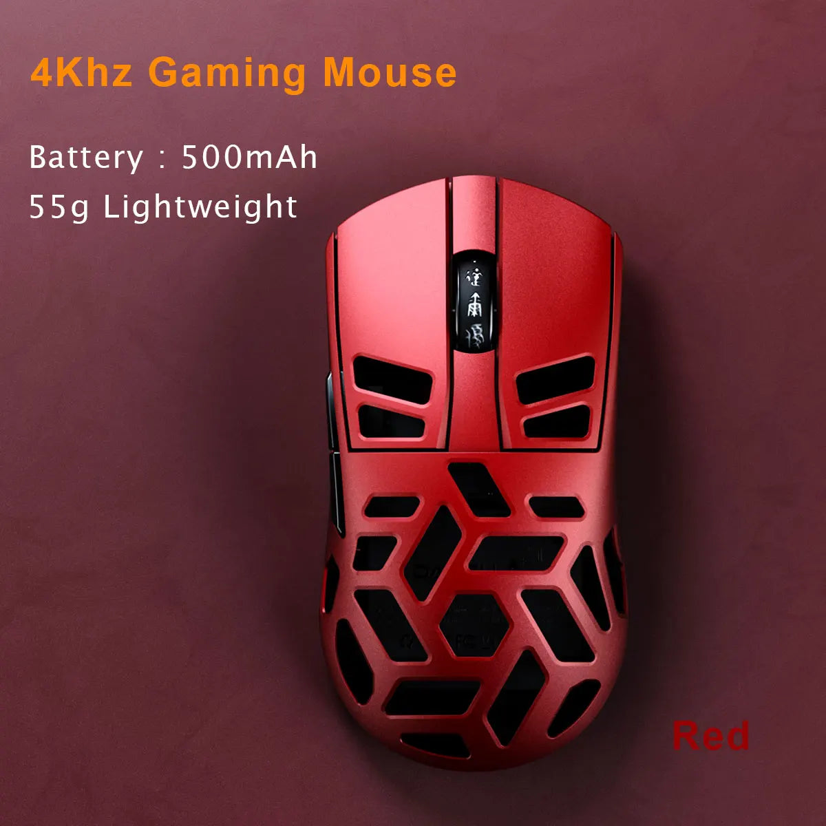 Mouse da gaming wireless DAREU Al-mg Tri-mode 8Khz PBT con ricarica rapida, PAW3950, 30000 DPI, leggero, per PC gamer