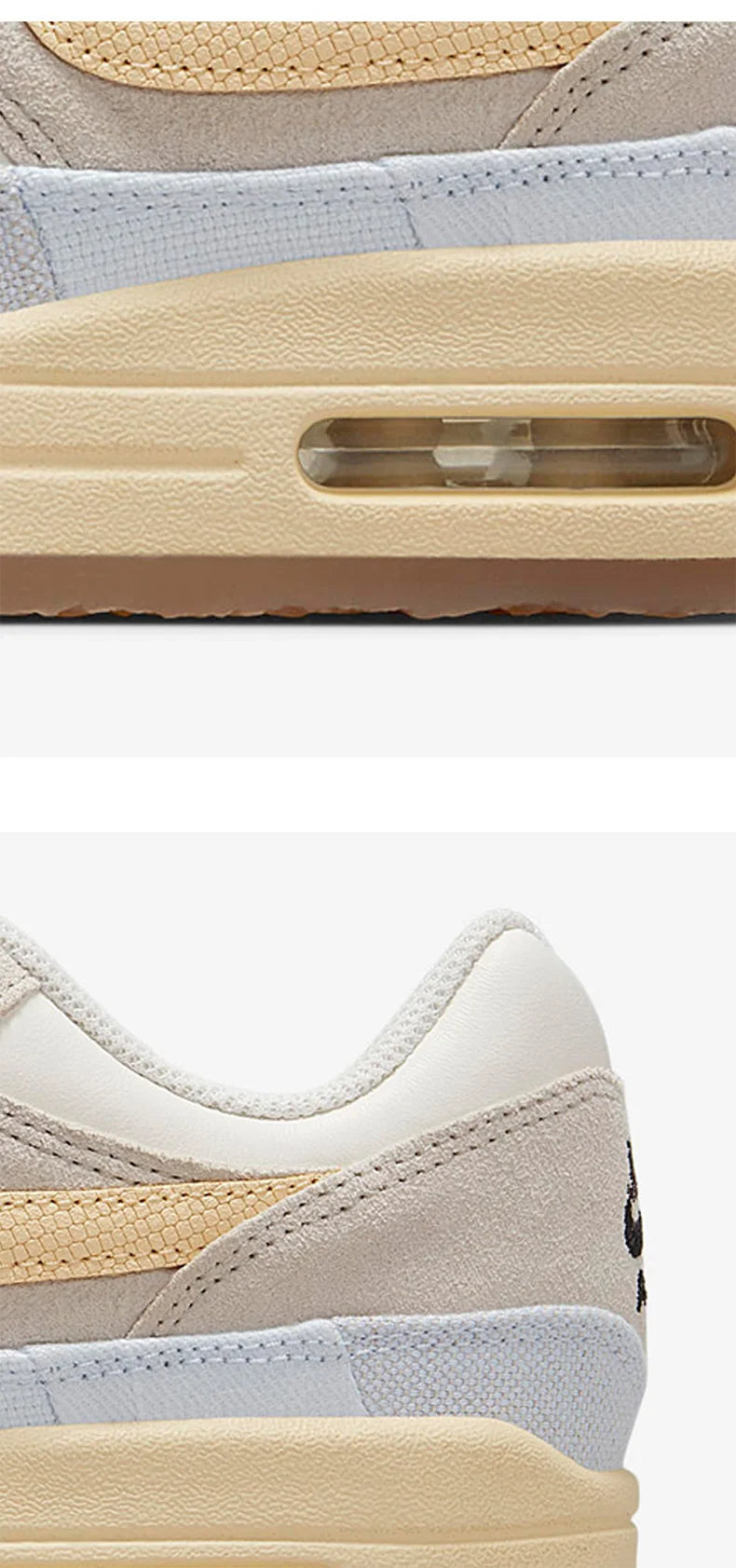 Nike Original Air Max 1 Damen-Sneaker, modische Freizeit- und Sportschuhe FJ4735-001