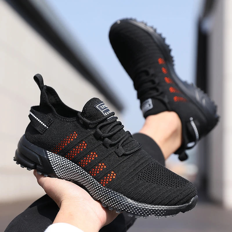 New Men's Breathable Casual Sports Shoes Summer Fashion Running Shoes 2025 Lightweight and Soft Casual Shoes Women's Sizes 36-46