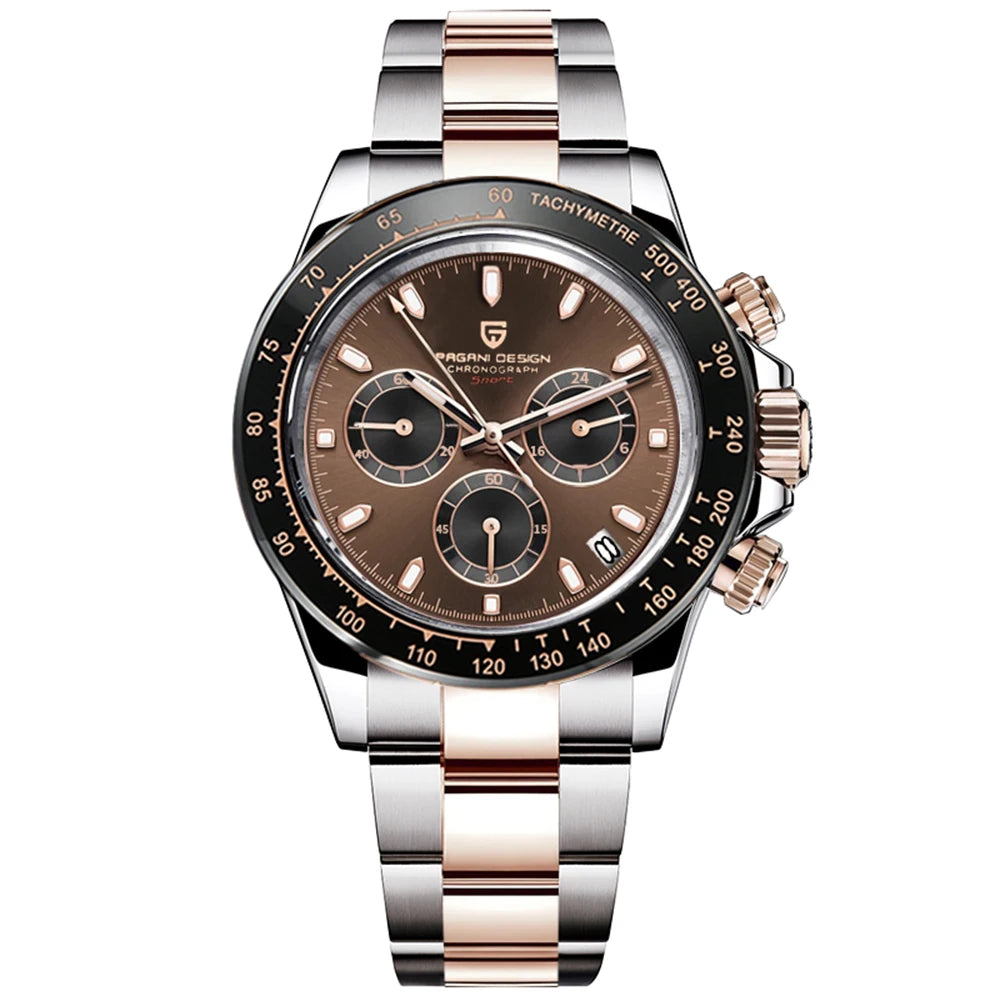 Gold 1644 PAGANI DESIGN 2026 New Men's Watches Top Brand Luxury Mens Quartz Wrist Watch Men Watch Men Chronograph Waterproof