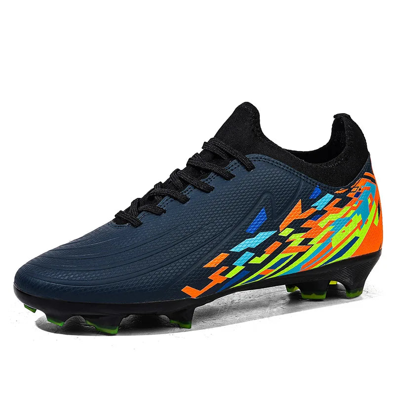 Casual Comfortable Men's Sports Shoes Soccer Shoes Men Anti-slip Outdoor Grass Training Breathable Lace-up Football Boots