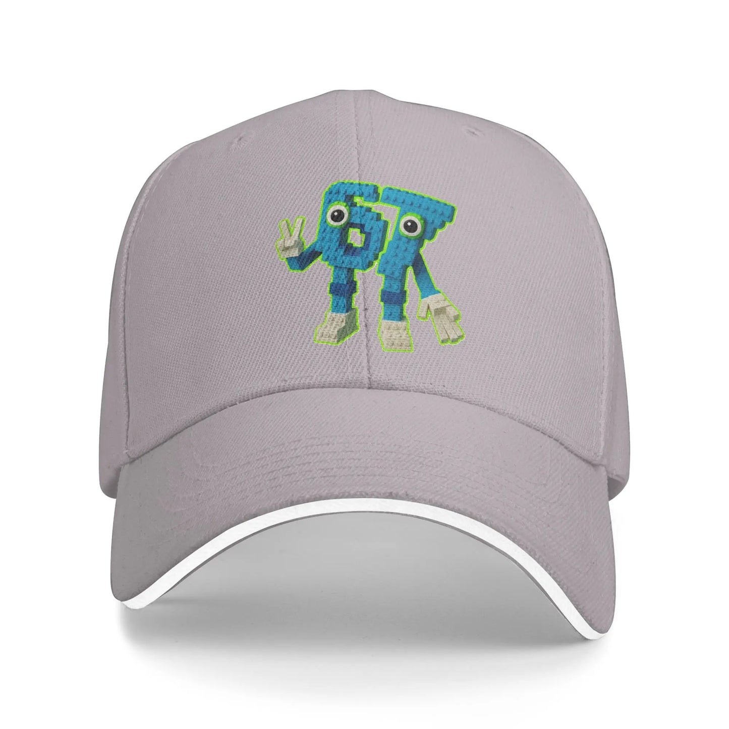 67 Meme Character Brainrot Casual Baseball Cap Summer Trucker Hat High Quality Outdoor Sports Hip Hop Hats Unisex Baseball Caps