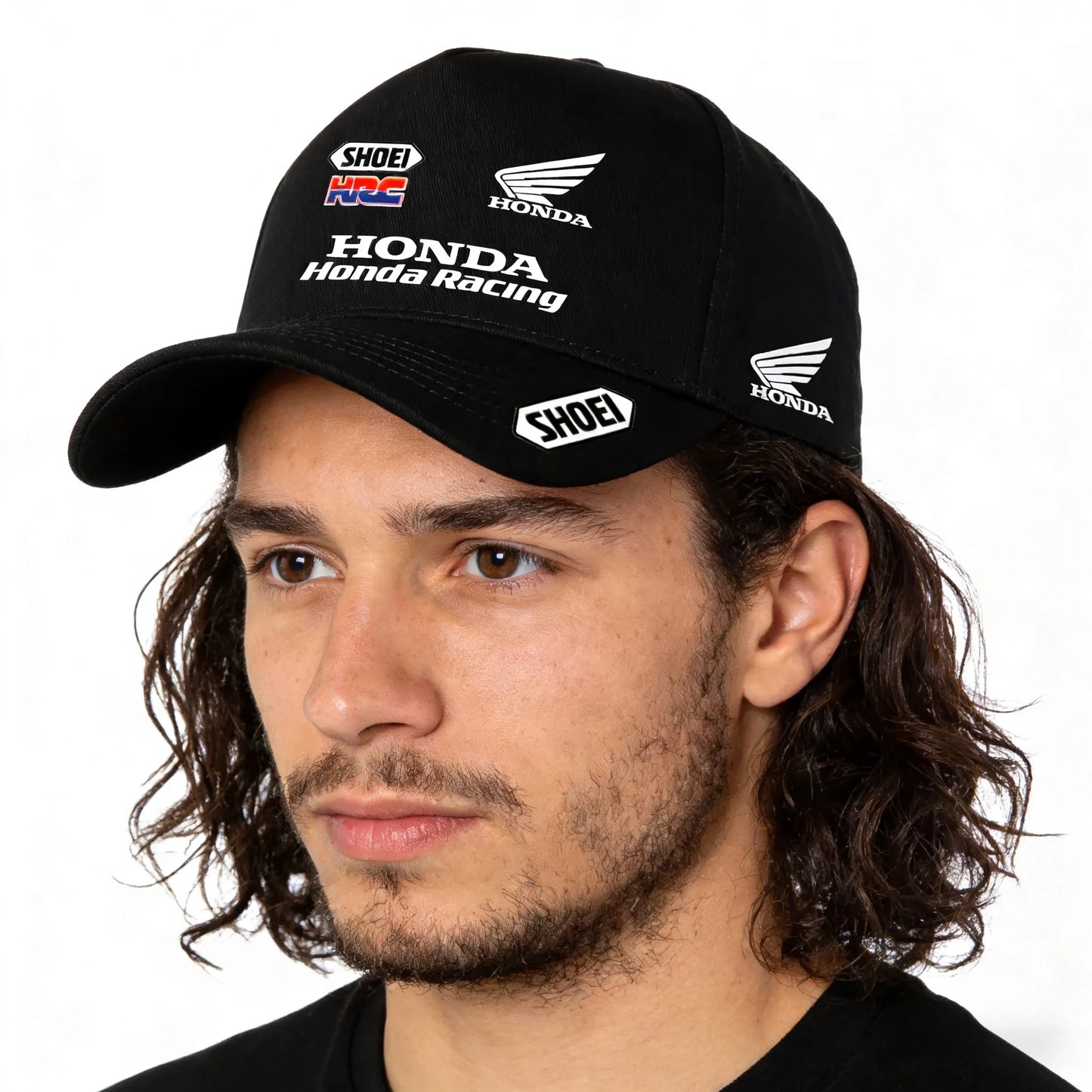 Honda HRC Racing Motorcycle Baseball Cap Hat for Honda CB400 CB650F CBF CRF NC750 Adjustable Outdoor Men Women Sports Casual Hat