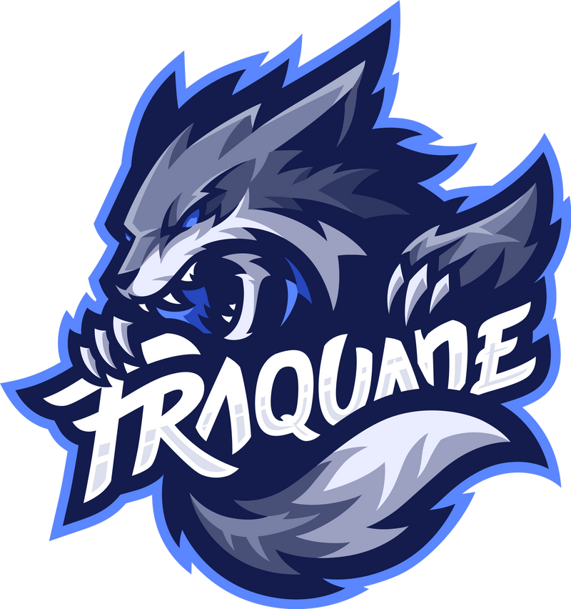 Logo Fraquane, collection gaming premium, univers Fraquane, équipement gamer nouvelle génération