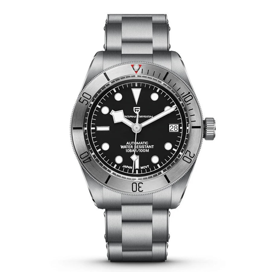 PAGANI DESIGN BB58 Steel Men's Mechanical Wrist Watches Luxury Automatic Watch For Men AR Sapphire Mirror Sport Waterproof Watch