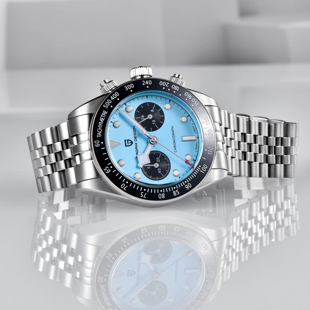 Nuovo PAGANI DESIGN 2026 Panda Retrò Orologio da Uomo di Lusso al Quarzo Cronografo Speed Zaffiro AR Luminoso Spedizione Locale