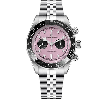 Nuovo PAGANI DESIGN 2026 Panda Retrò Orologio da Uomo di Lusso al Quarzo Cronografo Speed Zaffiro AR Luminoso Spedizione Locale
