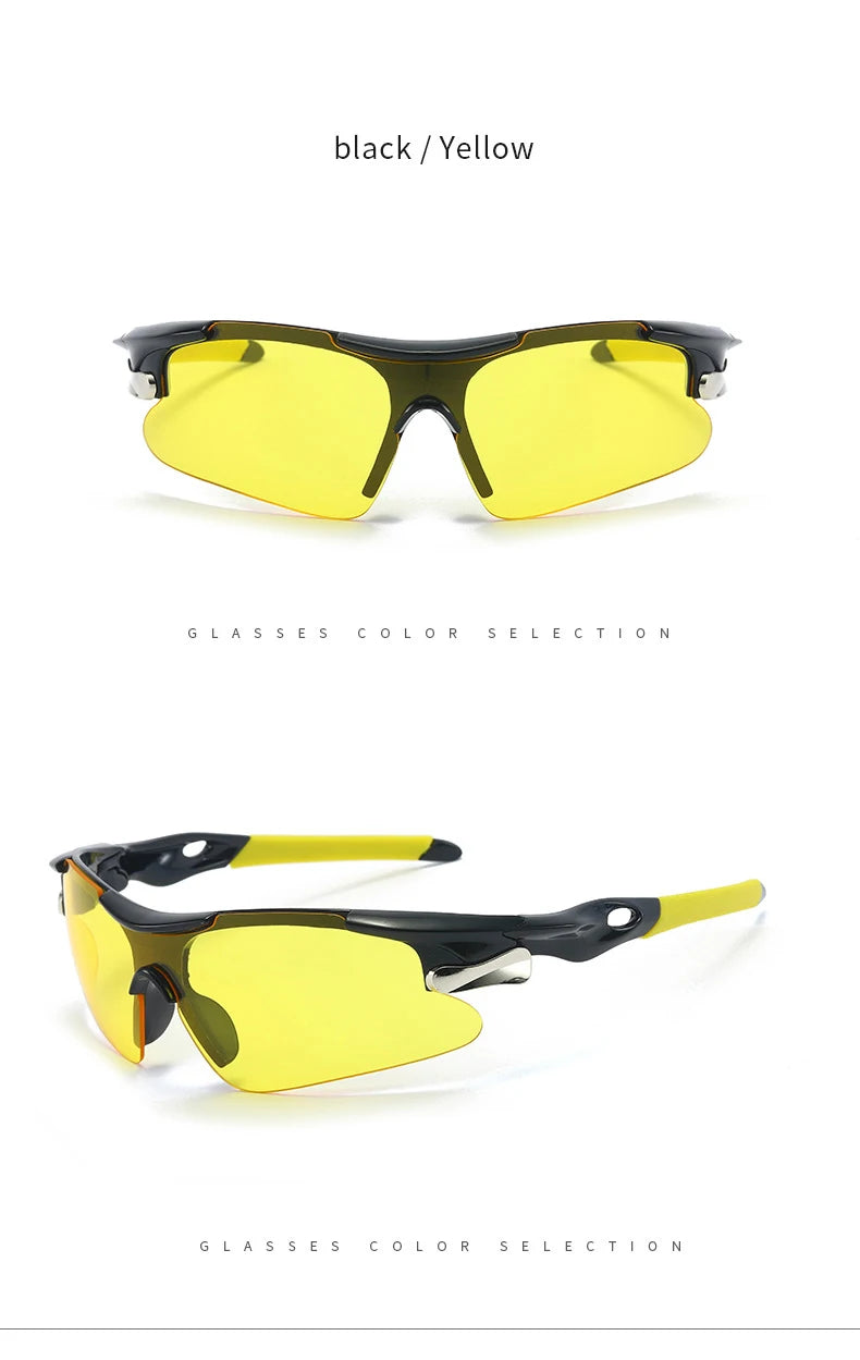 Sports Men Sunglasses Road Cycling Glasses Mountain Riding Protection Goggles Eyewear Mtb Bike Fishing Camping Outdoor Glasses