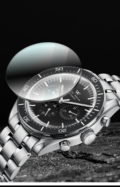 Orologio WM automatico meccanico 200M impermeabile casual classico business Welly Merck da uomo 170M-WM