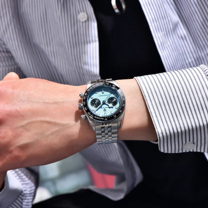 Nuovo PAGANI DESIGN 2026 Panda Retrò Orologio da Uomo di Lusso al Quarzo Cronografo Speed Zaffiro AR Luminoso Spedizione Locale