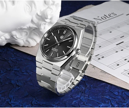 San Martin Classic Men Watch 40mm Miyota 9015 Luxury Dress Automatic Mechanical Wristwatch Quick Release Bracelet SN0023 Watch