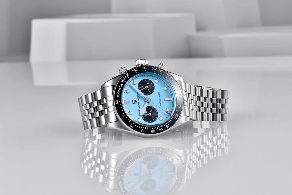 Nuovo PAGANI DESIGN 2026 Panda Retrò Orologio da Uomo di Lusso al Quarzo Cronografo Speed Zaffiro AR Luminoso Spedizione Locale