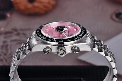 Nuovo PAGANI DESIGN 2026 Panda Retrò Orologio da Uomo di Lusso al Quarzo Cronografo Speed Zaffiro AR Luminoso Spedizione Locale