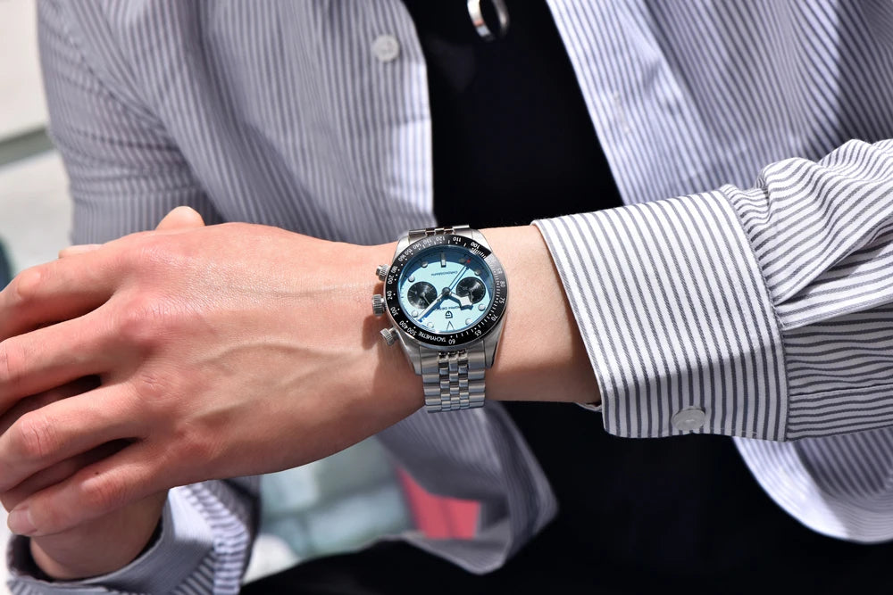 Nuovo PAGANI DESIGN 2026 Panda Retrò Orologio da Uomo di Lusso al Quarzo Cronografo Speed Zaffiro AR Luminoso Spedizione Locale