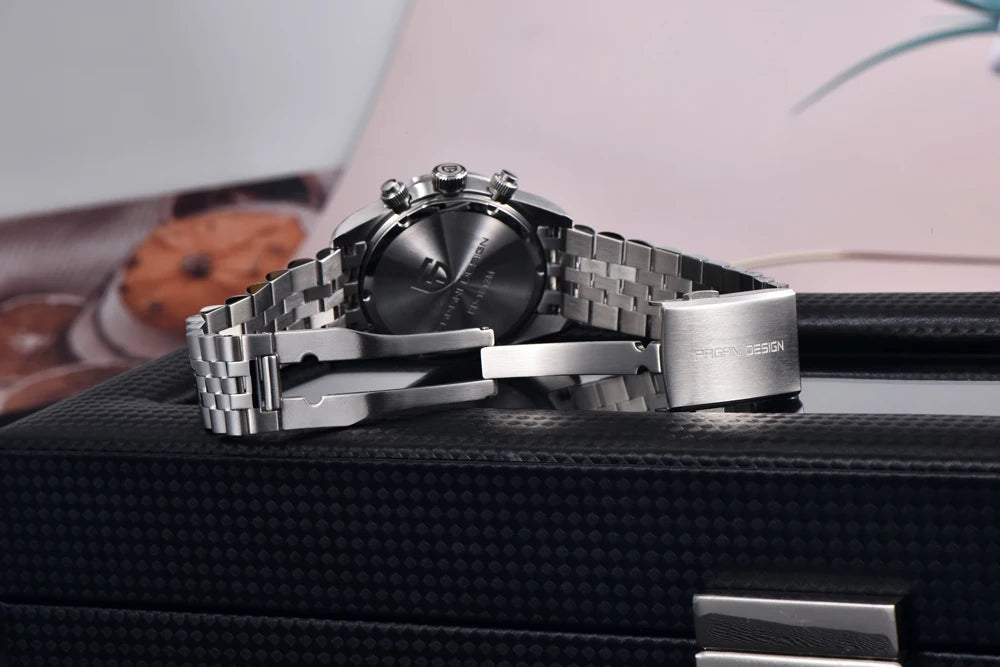 Nuovo PAGANI DESIGN 2026 Panda Retrò Orologio da Uomo di Lusso al Quarzo Cronografo Speed Zaffiro AR Luminoso Spedizione Locale