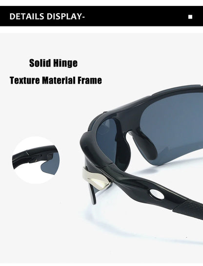 Sports Men Sunglasses Road Cycling Glasses Mountain Riding Protection Goggles Eyewear Mtb Bike Fishing Camping Outdoor Glasses