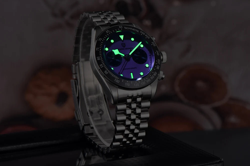 Nuovo PAGANI DESIGN 2026 Panda Retrò Orologio da Uomo di Lusso al Quarzo Cronografo Speed Zaffiro AR Luminoso Spedizione Locale
