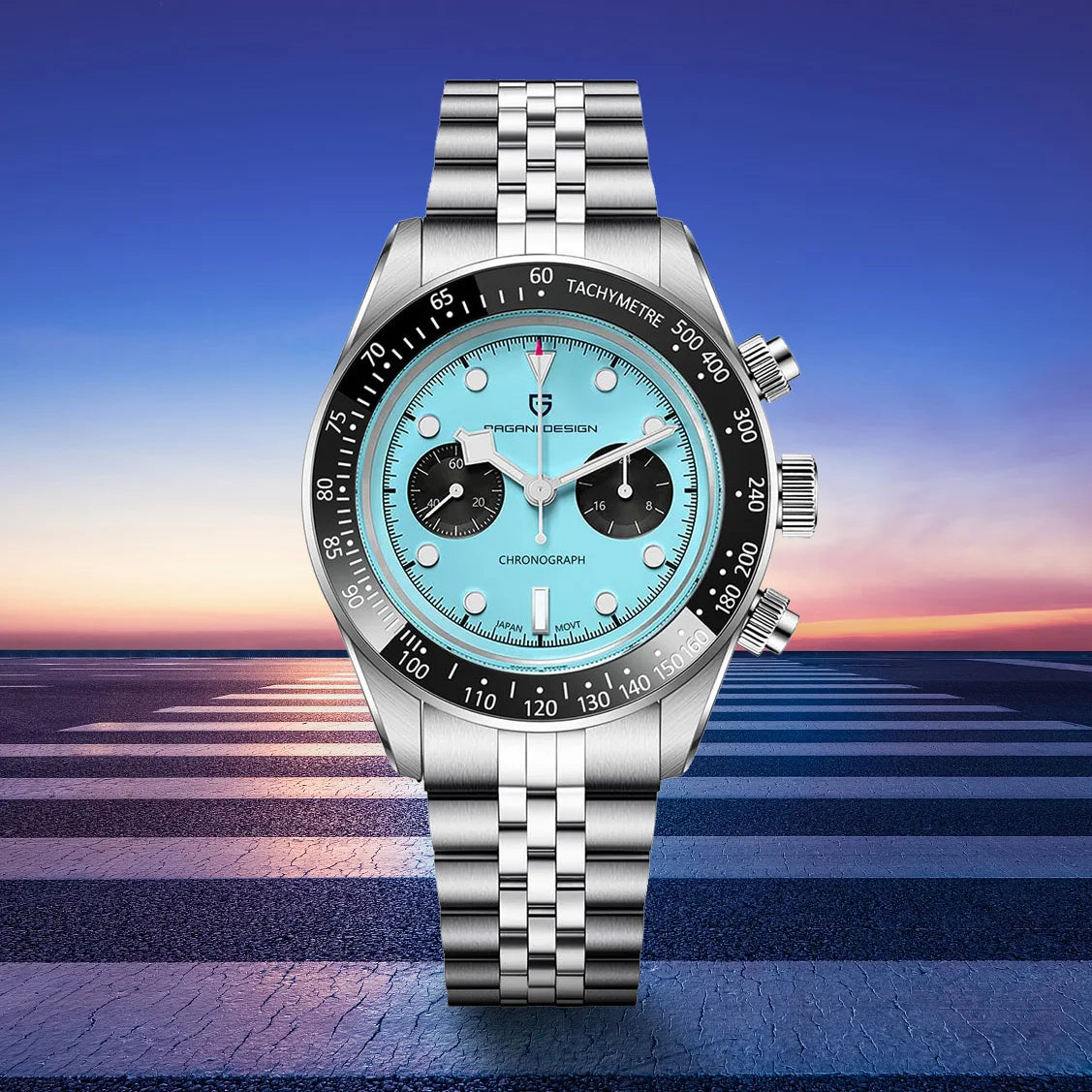 Nuovo PAGANI DESIGN 2026 Panda Retrò Orologio da Uomo di Lusso al Quarzo Cronografo Speed Zaffiro AR Luminoso Spedizione Locale