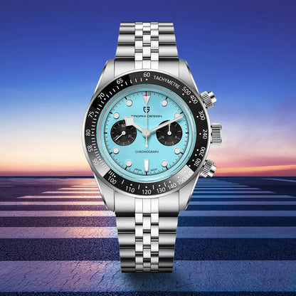 Nuovo PAGANI DESIGN 2026 Panda Retrò Orologio da Uomo di Lusso al Quarzo Cronografo Speed Zaffiro AR Luminoso Spedizione Locale