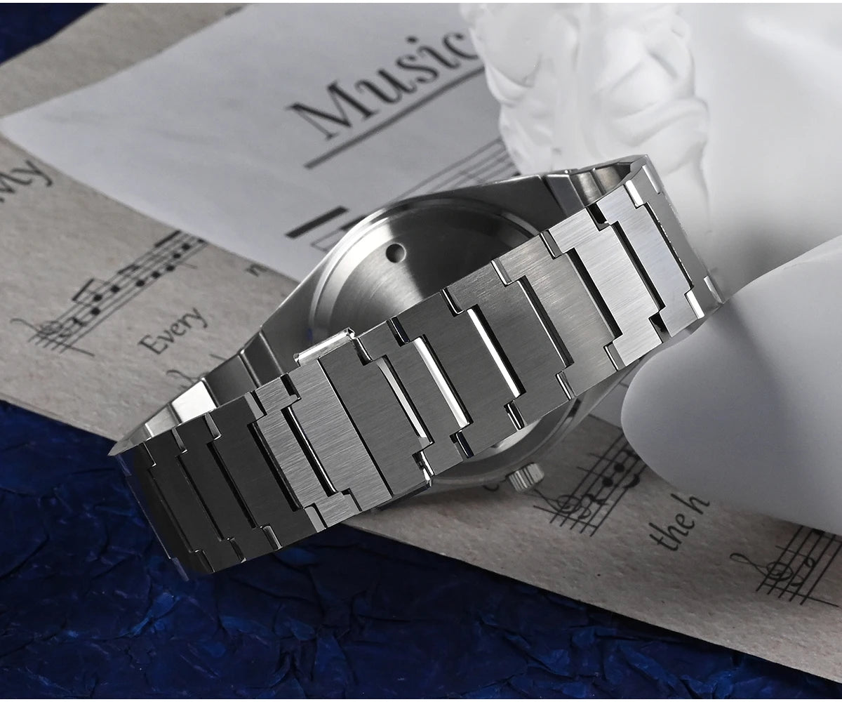San Martin Classic Men Watch 40mm Miyota 9015 Luxury Dress Automatic Mechanical Wristwatch Quick Release Bracelet SN0023 Watch