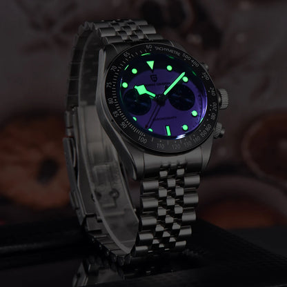 Nuovo PAGANI DESIGN 2026 Panda Retrò Orologio da Uomo di Lusso al Quarzo Cronografo Speed Zaffiro AR Luminoso Spedizione Locale