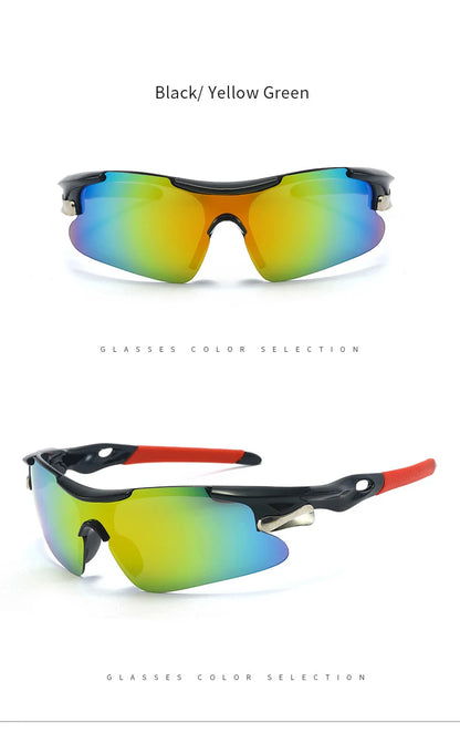 Sports Men Sunglasses Road Cycling Glasses Mountain Riding Protection Goggles Eyewear Mtb Bike Fishing Camping Outdoor Glasses