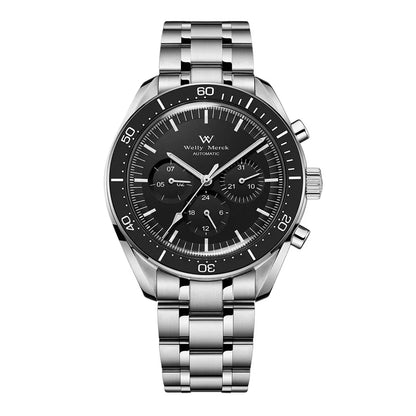 Orologio WM automatico meccanico 200M impermeabile casual classico business Welly Merck da uomo 170M-WM