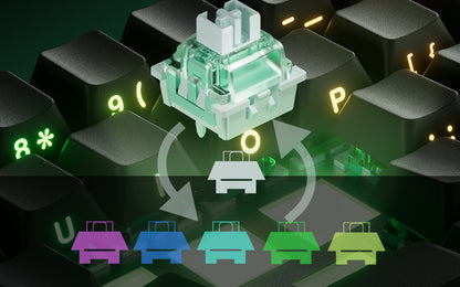 Tastiera gaming meccanica Akko MonsGeek FUN60 Ultra con switch magnetici, 60%, Rapid Trigger 8K HE/TMR, tastiera gamer personalizzata in alluminio