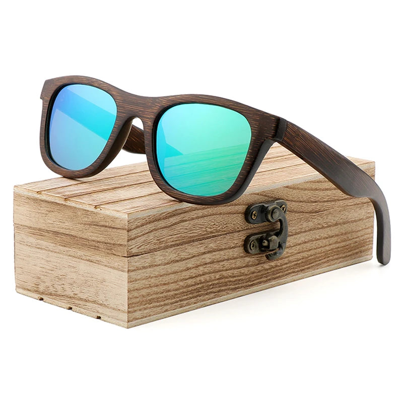 Handmade Natural  Bamboo Wooden Sunglass Fashion Polarized Sunglasses for Men Women's Shade Sun Glasses Wood Oculos De Sol