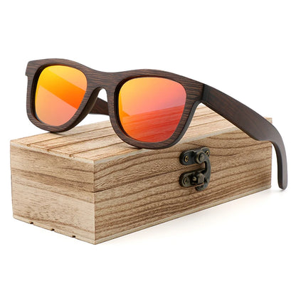 Handmade Natural  Bamboo Wooden Sunglass Fashion Polarized Sunglasses for Men Women's Shade Sun Glasses Wood Oculos De Sol