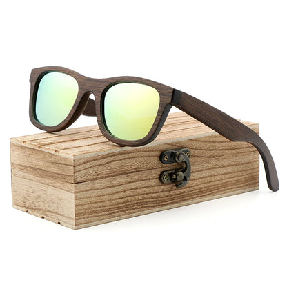 Handmade Natural  Bamboo Wooden Sunglass Fashion Polarized Sunglasses for Men Women's Shade Sun Glasses Wood Oculos De Sol