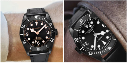 Luxury NH35A Corgeut 41mm Automatic Men's Watch PVD Case Sapphire Military Male 10BAR wim Watches Luminous Mechanical Wristwatches