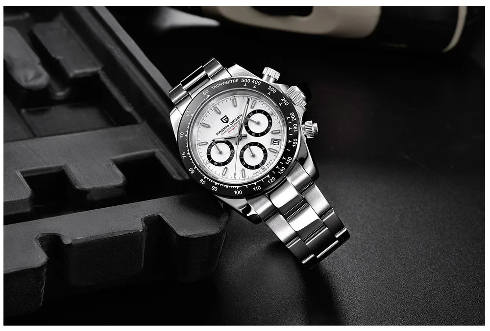 2026 New PAGANI DESIGN Chronograph Luxury Quartz Wrist Watch Automatic Date 100M Waterproof JAPAN VK63 Movement