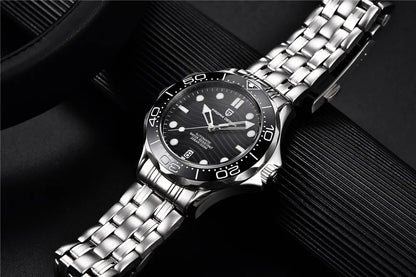 PAGANI DESIGN 2026 Nuevo V2 Waves 200M Reloj de buceo para hombre, reloj automático de lujo y moda para hombre, cristal de zafiro AR, reloj de pulsera para hombre