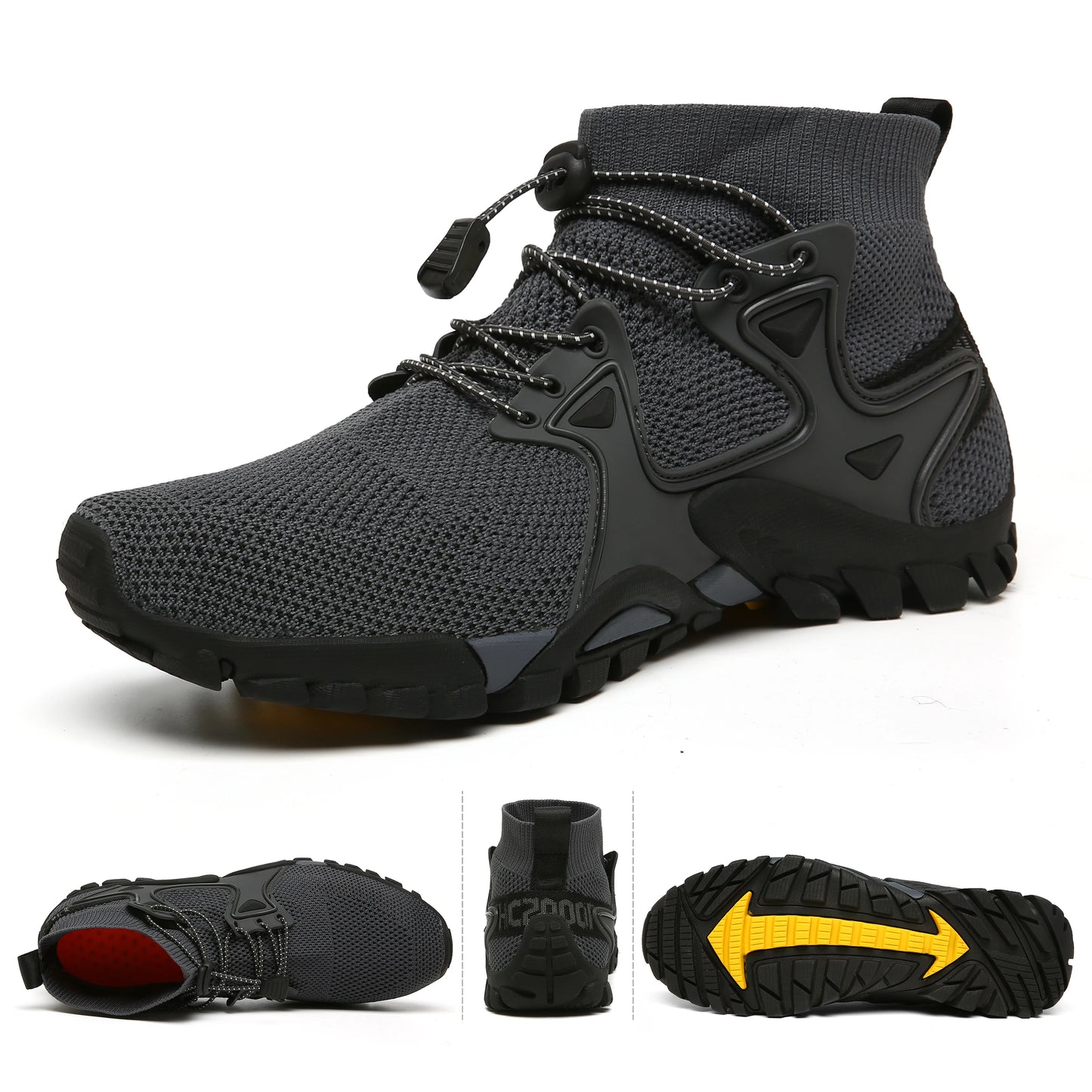 Hot Selling Men's Outdoor Sports Shoes Rock Climbing Hiking Shoes Beach Creek Shoes Casual Sports Shoes 38-48#