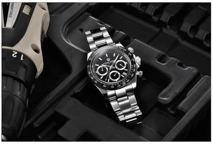 2026 New PAGANI DESIGN Chronograph Luxury Quartz Wrist Watch Automatic Date 100M Waterproof JAPAN VK63 Movement