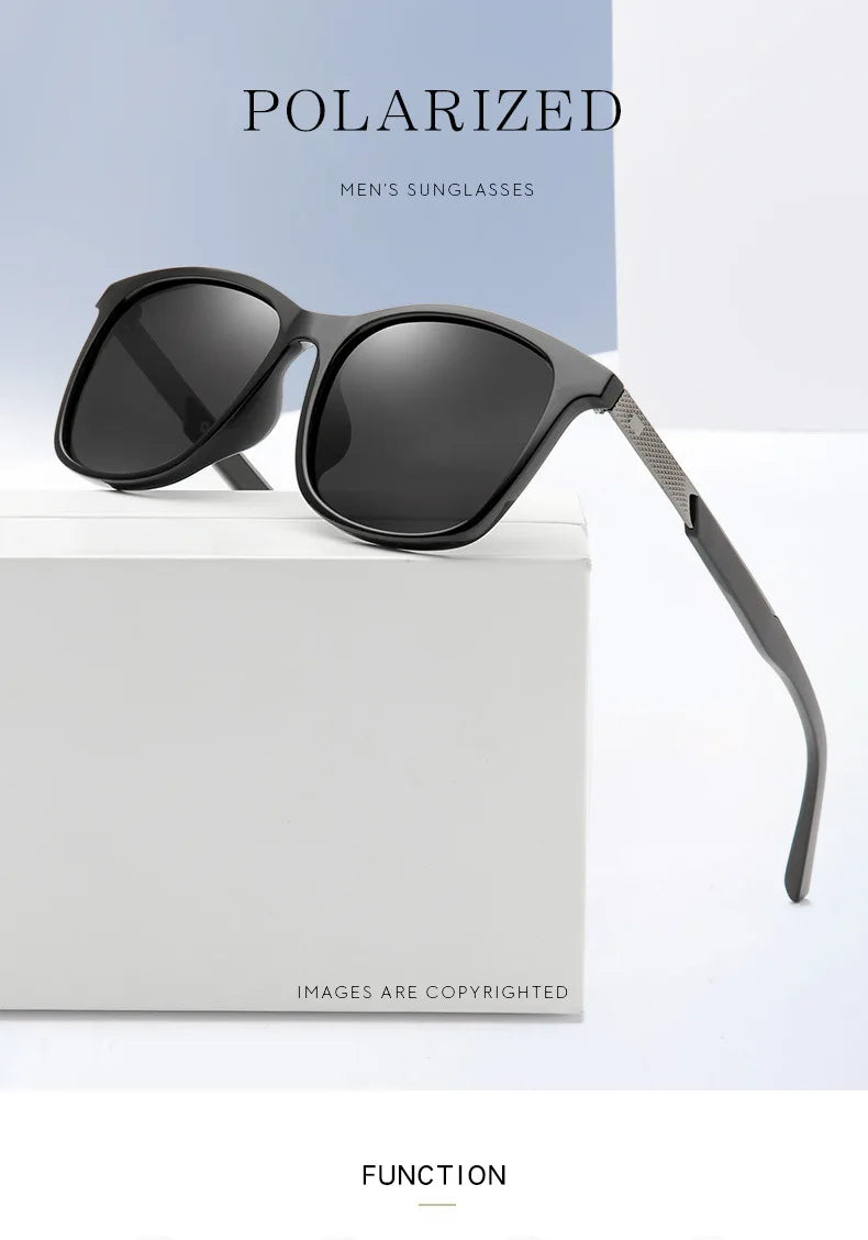 Anti-glare Short-sight Lens Square Polarized Men Sunglasses TR90 Driver Diopter Sun Glasses For Women 0 -0.5 -0.75 To -6.0