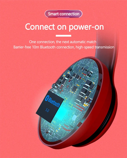 Auriculares Lenovo HD200 Bluetooth inalámbricos circumaurales – Casco gaming estéreo HiFi con cancelación de ruido y micrófono