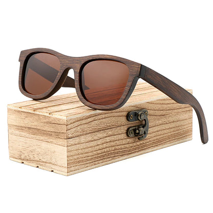 Handmade Natural  Bamboo Wooden Sunglass Fashion Polarized Sunglasses for Men Women's Shade Sun Glasses Wood Oculos De Sol