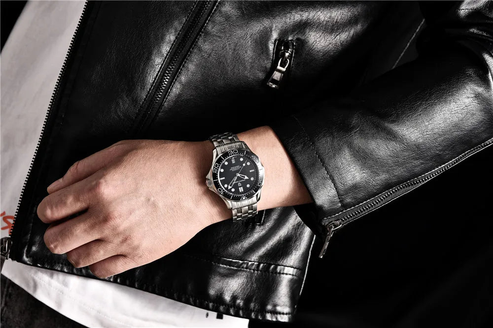 PAGANI DESIGN 2026 Nuevo V2 Waves 200M Reloj de buceo para hombre, reloj automático de lujo y moda para hombre, cristal de zafiro AR, reloj de pulsera para hombre