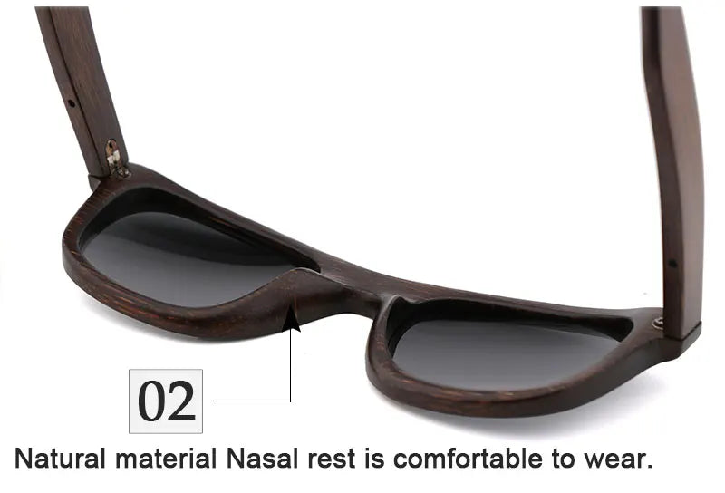 Handmade Natural  Bamboo Wooden Sunglass Fashion Polarized Sunglasses for Men Women's Shade Sun Glasses Wood Oculos De Sol