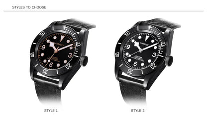 Luxury NH35A Corgeut 41mm Automatic Men's Watch PVD Case Sapphire Military Male 10BAR wim Watches Luminous Mechanical Wristwatches